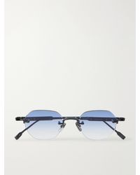 sato - Terebellum I Rimless Round-Frame Titanium Sunglasses - Lyst