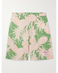 Valentino Garavani - Sun Surf Printed Cotton-Poplin Bermuda Shorts - Lyst