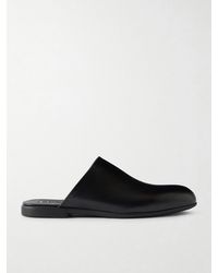 Jil Sander - Sabot Leather Mules - Lyst