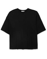 The Row - Stockton Silk-Bourette T-Shirt - Lyst