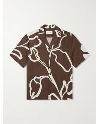 Frescobol Carioca - Roberto Floral-Print Linen Shirt - Lyst