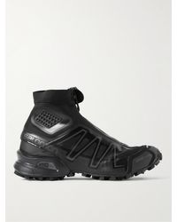 Salomon - Sneakers alte in mesh con finiture in gomma Snowcross - Lyst