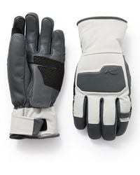 Kjus - Logo-Embossed Leather And Shell Ski Gloves - Lyst