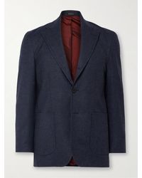 Rubinacci - Wool-flannel Suit Jacket - Lyst