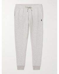 Polo Ralph Lauren - Slim-fit Mélange Tapered Jersey Sweatpants - Lyst