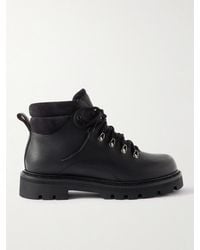 Loro Piana - Beinn Walk Shearling-Lined Leather And Padded Suede Boots - Lyst