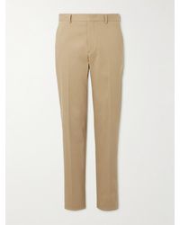Loro Piana - Jarno Austin Straight-Leg Stretch-Cotton Twill Trousers - Lyst