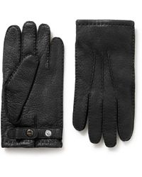 Dents - Hampton Cashmere-lined Full-grain Leather Gloves - Lyst