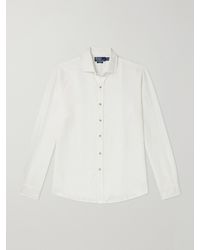 Polo Ralph Lauren - Logo-Embroidered Linen Woven Shirt - Lyst