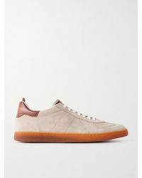 Officine Creative - Militia 002 Leather-trimmed Suede Sneakers - Lyst