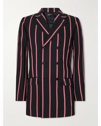 Enfants Riches Deprimes - Pierre Double-Breasted Striped Virgin Wool Blazer - Lyst