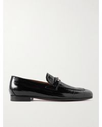 Tom Ford - Gigi Chain-Embellished Patent-Leather Loafers - Lyst