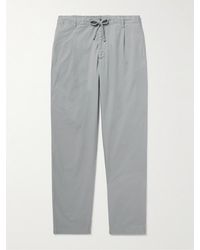 Hartford - Tanker Slim-Fit Straight-Leg Cotton Drawstring Trousers - Lyst