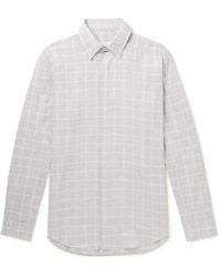 James Purdey & Sons - Estate Checked Cotton-flannel Shirt - Lyst