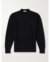 Jil Sander - Boiled Wool Sweater - Lyst