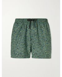 Dries Van Noten - Phibbs Straight-Leg Mid-Length Printed Swim Shorts - Lyst
