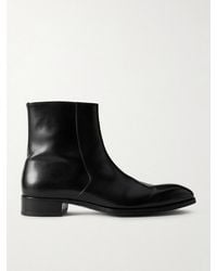 Tom Ford - Elkan Burnished-Leather Chelsea Boots - Lyst