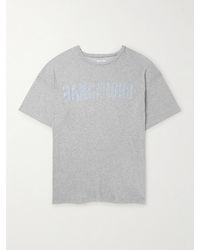 ERL - Distressed Printed Cotton-Jersey T-Shirt - Lyst