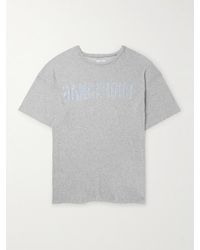 ERL - Distressed Printed Cotton-Jersey T-Shirt - Lyst