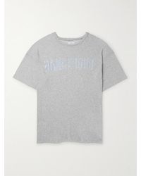 ERL - T-Shirt aus Baumwoll-Jersey mit Print in Distressed-Optik - Lyst