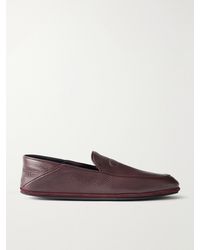 John Lobb - Kingston Ii Collapsible-Heel Full-Grain Deerskin Loafers - Lyst