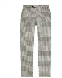 MR P. - Phillip Straight-leg Checked Cotton And Wool-blend Trousers - Lyst