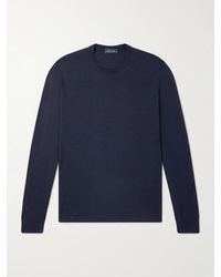 Thom Sweeney - Cashmere And Silk-Blend Sweater - Lyst