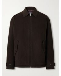 Comme des Garçons - Reversible Padded Brushed Wool And Quilted Shell Blouson Jacket - Lyst