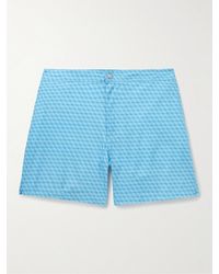 PETER MILLAR Chiavari Cube Slim-Fit Shorth-Length Printed Swim Shorts for  Men
