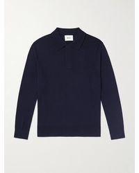 NN07 - Emerson 6605 Wool Polo Shirt - Lyst