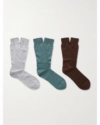 MR P. - Three-Pack Organic Cotton Socks - Lyst