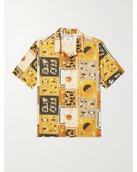 Folk - Gabe Printed Cotton Shirt - Lyst