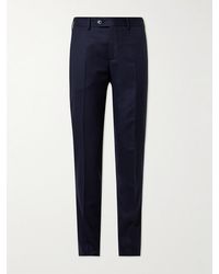 Brunello Cucinelli - Slim-fit Tapered Virgin Wool Trousers - Lyst