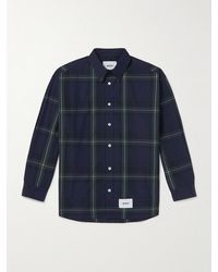 WTAPS - Checked Cotton Shirt - Lyst