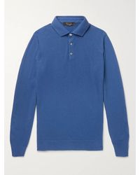 Loro Piana - Slim-fit Baby Cashmere Polo Shirt - Lyst