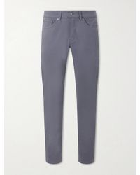 Peter Millar - Signature Straight-leg Cotton-blend Sateen Trousers - Lyst