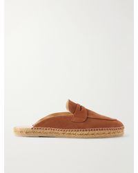 Castañer - Nando Suede Backless Espadrilles - Lyst