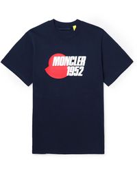 Moncler Genius - 2 Moncler 1952 Logo-print Cotton-jersey T-shirt - Lyst