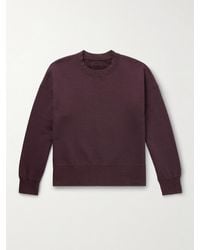 Visvim - Court Cotton-Blend Jersey Sweatshirt - Lyst