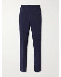 Paul Smith - Straight-Leg Wool-Blend Seersucker Suit Trousers - Lyst