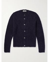 Our Legacy - Opa Brushed Ribbed-knit Cardigan - Lyst