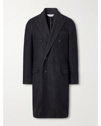 Boglioli - Double-Breasted Wool-Blend Twill Coat - Lyst