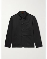 Barena - Visal Virgin Wool-Blend Twill Overshirt - Lyst