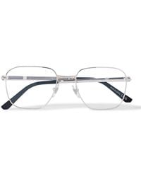 Cartier - Santos De Cartier D-Frame-Tone Titanium Optical Glasses - Lyst