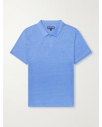 Vilebrequin - Pyramid Linen-Jersey Polo Shirt - Lyst