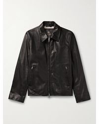 Loro Piana - Full-grain Leather Blouson Jacket - Lyst
