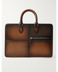 Berluti - Jour Scritto Panelled Venezia Leather Briefcase - Lyst