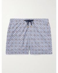 Orlebar Brown - Bulldog Straight-Leg Mid-Length Printed Recycled Swim Shorts - Lyst
