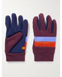COTOPAXI - Shell-trimmed Fleece Gloves - Lyst
