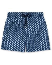 Vilebrequin - Moorea Straight-leg Mid-length Printed Econyl® Swim Shorts - Lyst